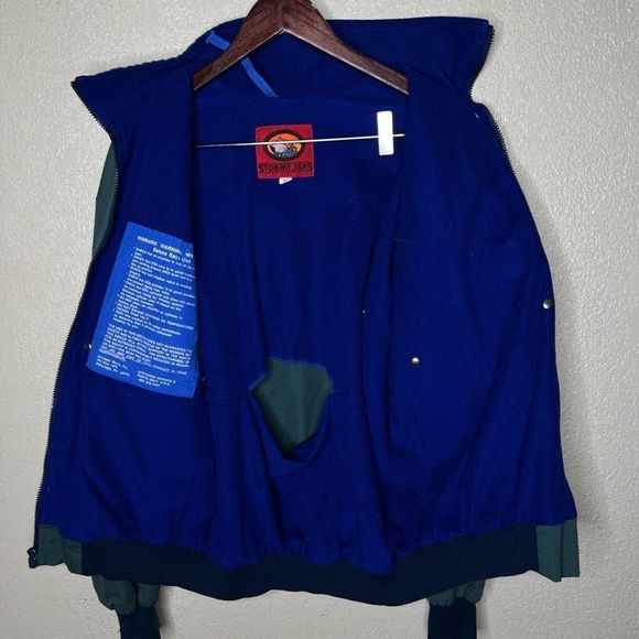 Stormy Seas Full Zip Jacket Made In USA Medium - Picture 4 of 6
